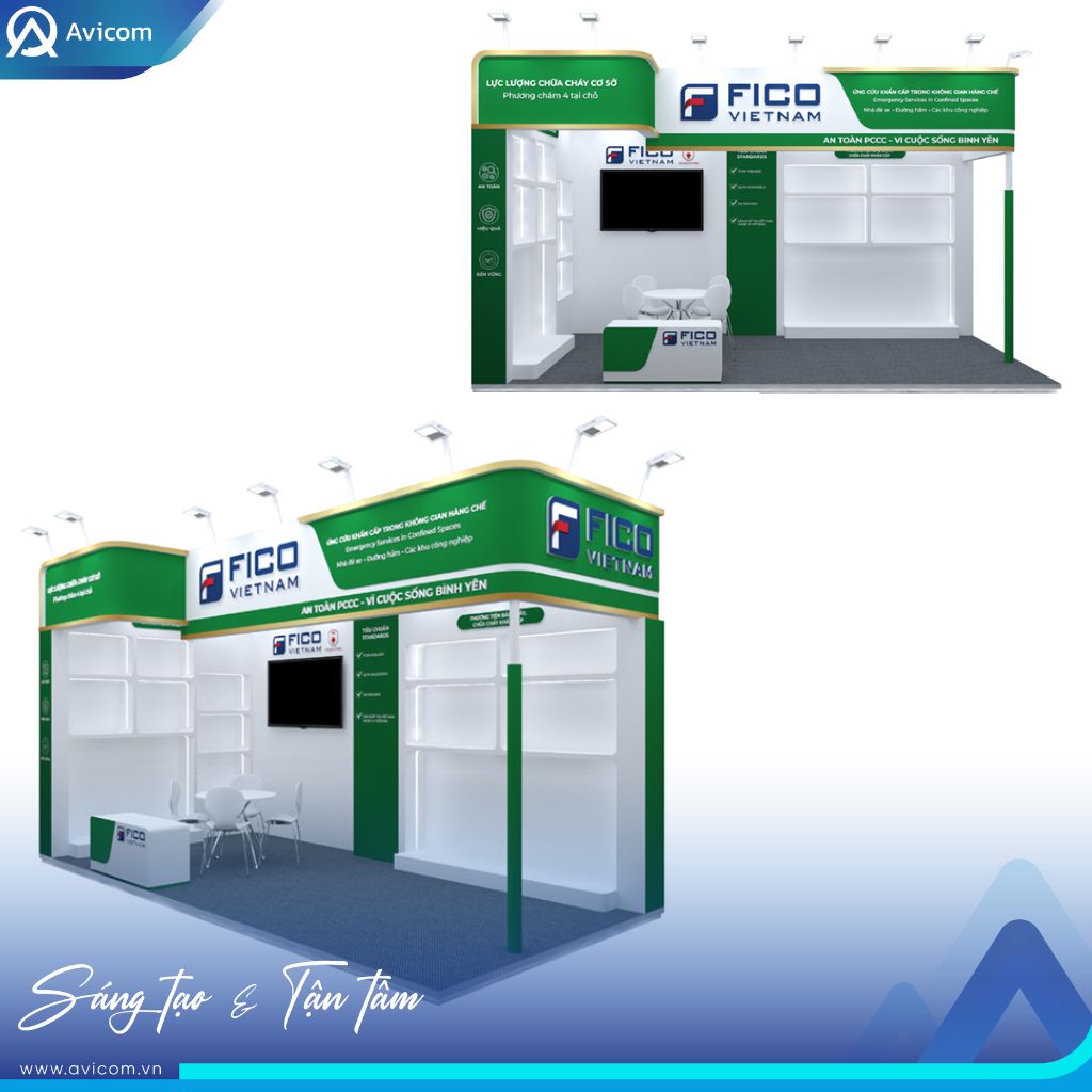 FICO Vietnam tại SECUTECH 2026 | Thiết kế gian hàng PCCC